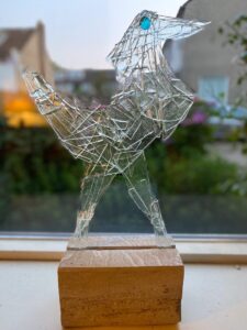 wp portfolio fusing kip (incl.sokkel)x 30cm €175,-